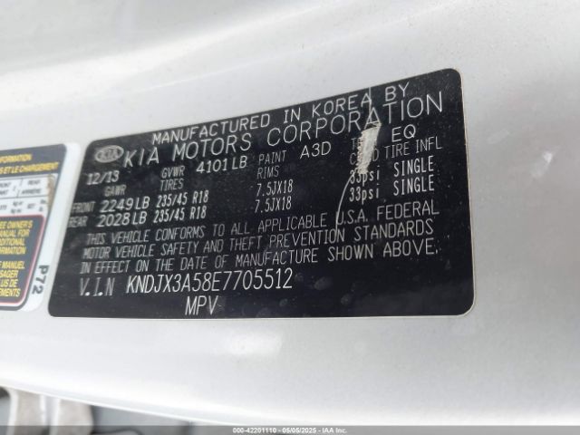 KNDJX3A58E7705512 KIA Soul !