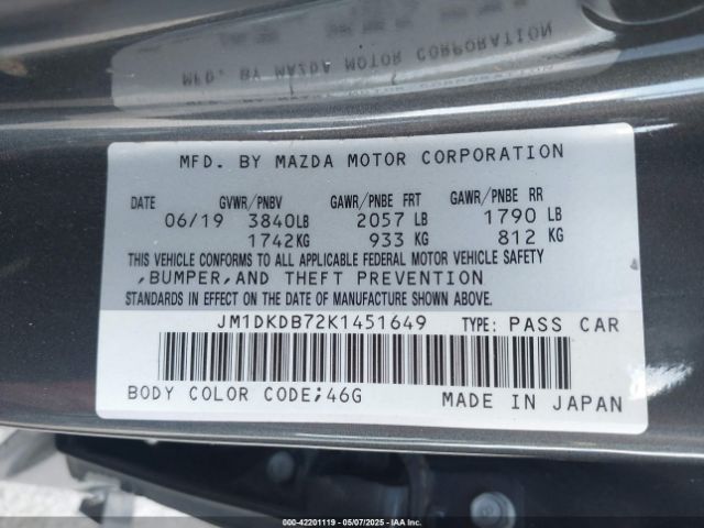 2019 MAZDA CX-3 JM1DKDB72K1451649 Photo 8