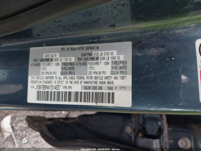 JM3KFBBM4K1614637 Mazda CX-5 SPORT