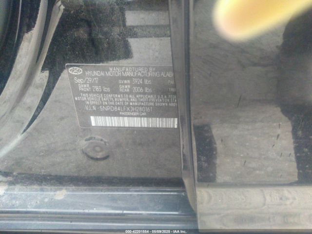 5NPD84LFXJH280161 Hyundai ELANTRA SEL