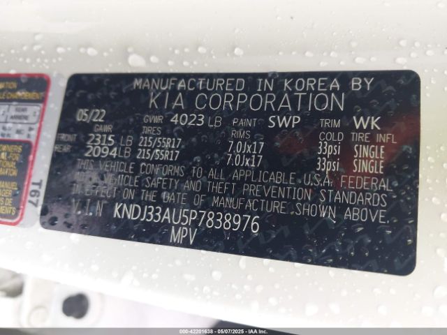 KNDJ33AU5P7838976 KIA SOUL EX