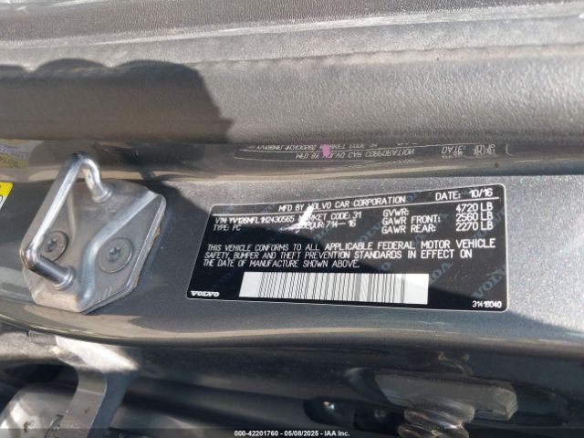 2017 VOLVO S60 YV126MFL1H2430565 Photo 8