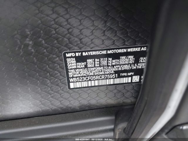 2024 BMW IX WB523CF05RCR75951 Photo 8