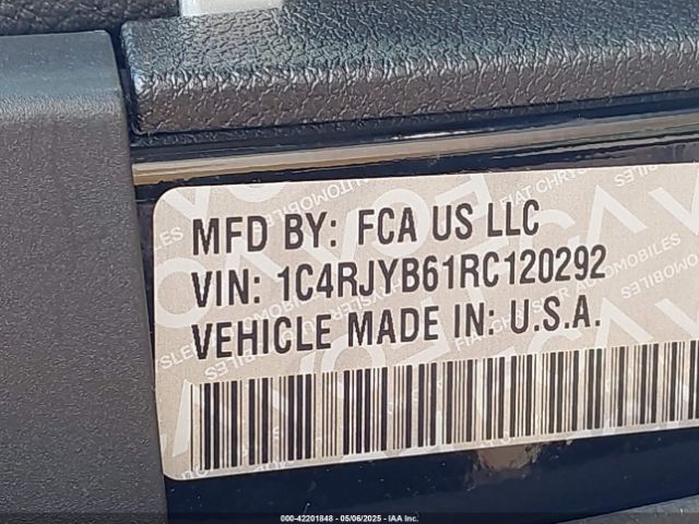 1C4RJYB61RC120292 Jeep Grand Cherokee 4xe