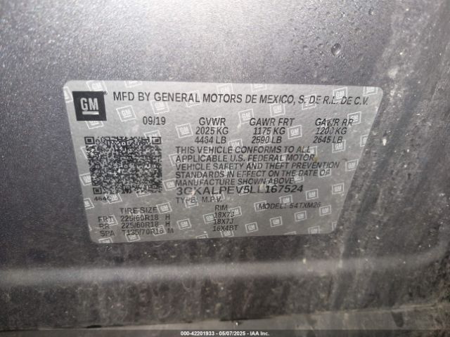 2020 GMC TERRAIN 3GKALPEV5LL167524 Photo 8