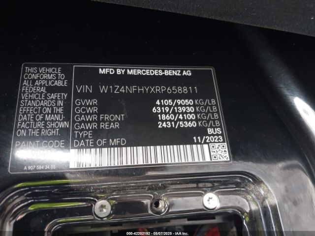 2024 MERCEDES-BENZ SPRINTER 2500 W1Z4NFHYXRP658811 Photo 8
