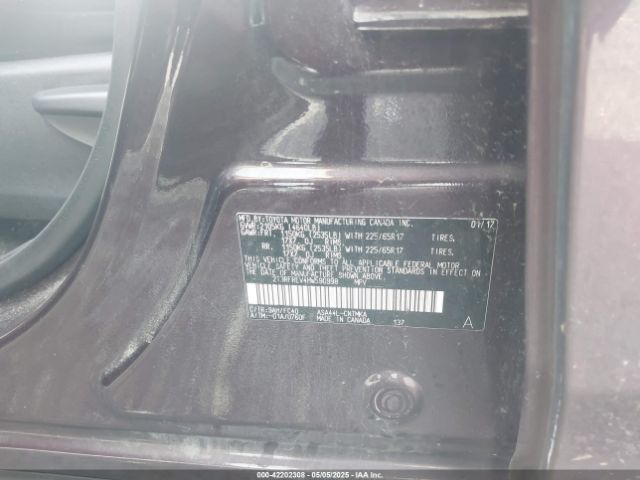 2T3RFREV4HW590998 Toyota Rav4 Xle