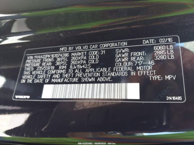 YV4A22PK1G1074286 Volvo Xc90 T6 Momentum