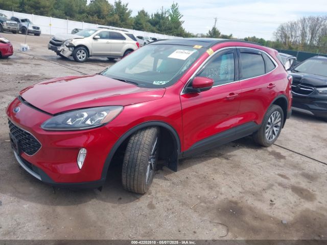 1FMCU9DZ1NUA34474 Ford Escape Titanium Hybrid