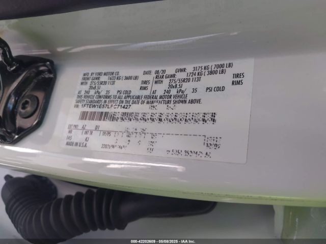 1FTEW1E57LFC71427 Ford F-150 King Ranch