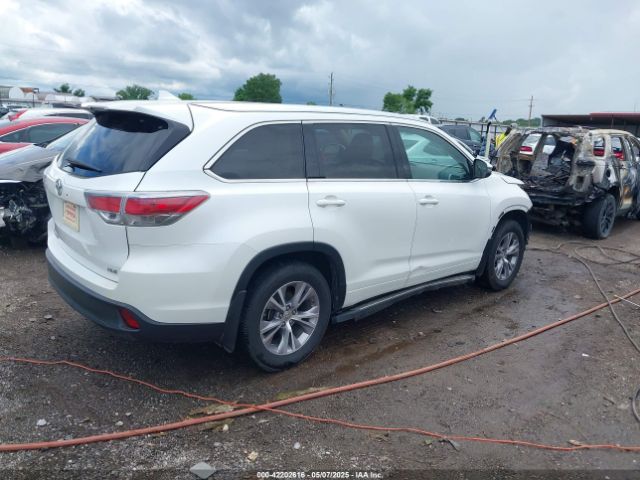 5TDKKRFHXFS072625 Toyota Highlander Xle V6