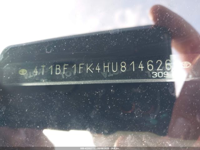 4T1BF1FK4HU814626 Toyota CAMRY SE