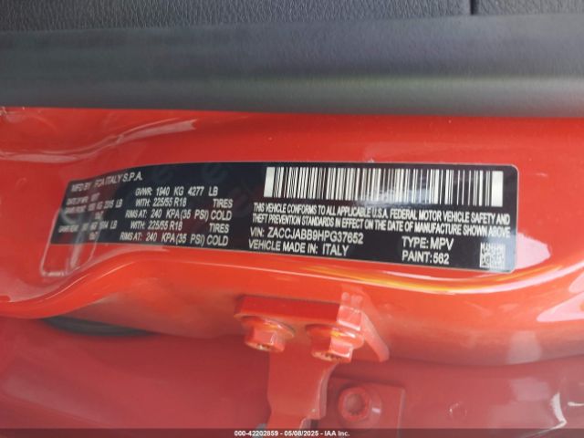 ZACCJABB9HPG37652 Jeep Renegade Latitude Fwd