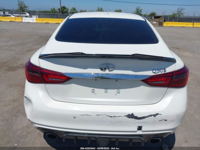 JN1FV7AP7JM461225 Infiniti Q50 3.0t Red Sport 400