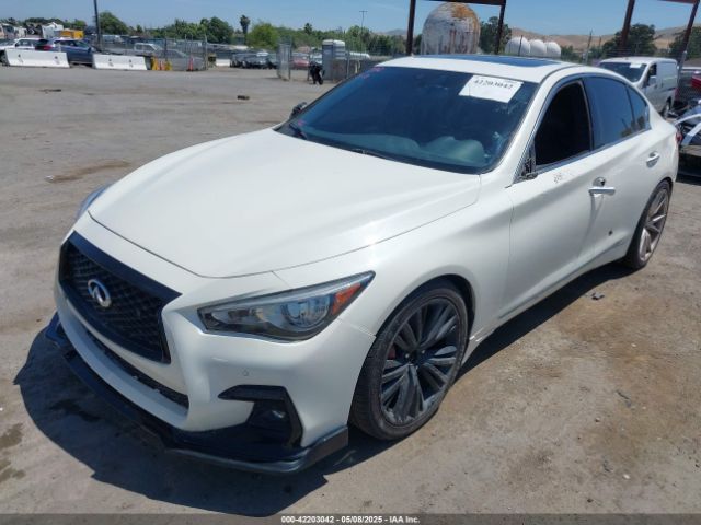 JN1FV7AP7JM461225 Infiniti Q50 3.0t Red Sport 400
