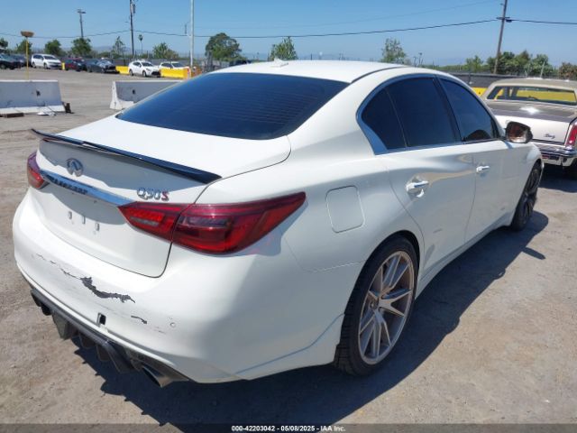 JN1FV7AP7JM461225 Infiniti Q50 3.0t Red Sport 400