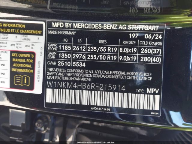 2024 MERCEDES-BENZ GLC 300 W1NKM4HB6RF215914 Photo 8