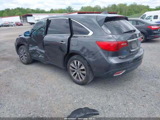 2014 ACURA MDX 5FRYD3H40EB002628 Photo 2