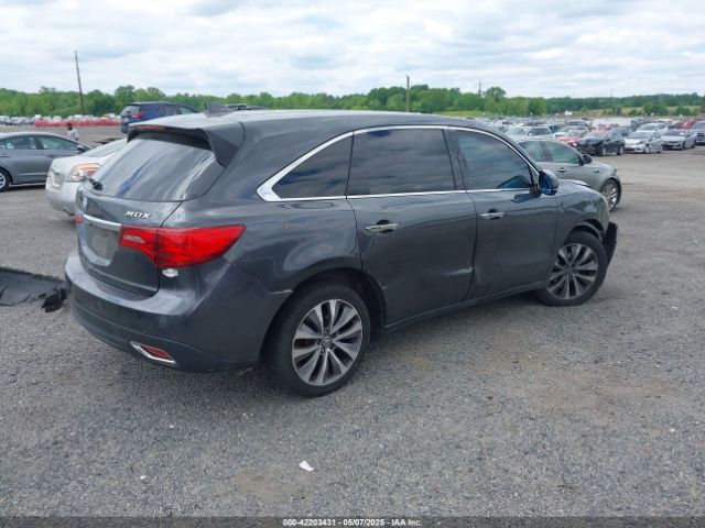 2014 ACURA MDX 5FRYD3H40EB002628 Photo 3