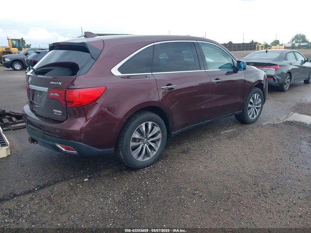 2014 Acura Mdx Technology Pkg W/entertainment Pkg მანქანა იყიდება აუქციონზე, vin: 5FRYD4H66EB048648, აუქციონის ნომერი: 42203489