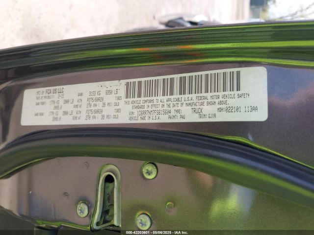 1C6RR7NM7FS615604 RAM 1500 Laramie