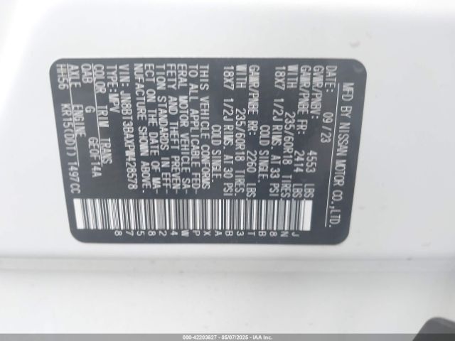 2023 NISSAN ROGUE JN8BT3BAXPW428578 Photo 8