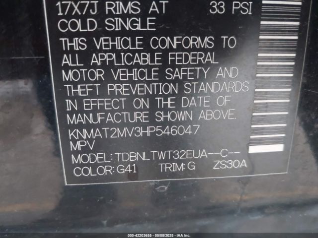 KNMAT2MV3HP546047 Nissan Rogue
