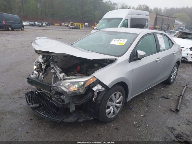 2T1BURHE0GC695064 Toyota COROLLA LE