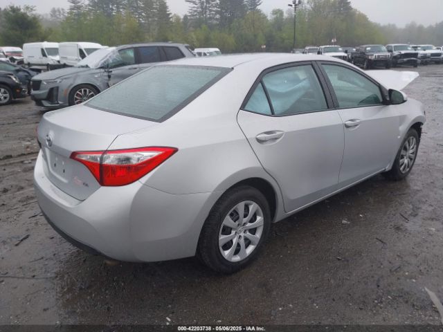 2T1BURHE0GC695064 Toyota COROLLA LE