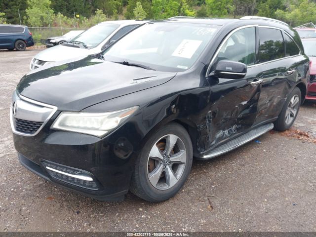 2014 ACURA MDX 5FRYD4H25EB047889 Photo 1