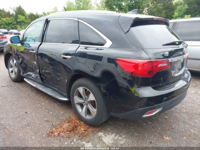 2014 ACURA MDX 5FRYD4H25EB047889 Photo 2