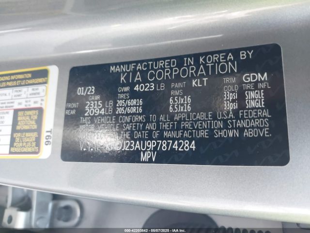 KNDJ23AU9P7874284 KIA SOUL LX