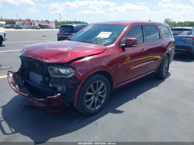 1C4RDHDG5JC239657 Dodge Durango Gt Rwd