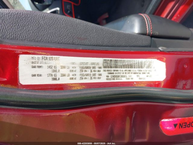 1C4RDHDG5JC239657 Dodge Durango Gt Rwd
