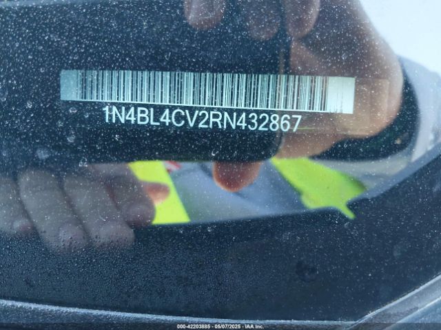 1N4BL4CV2RN432867 Nissan Altima Sr Fwd