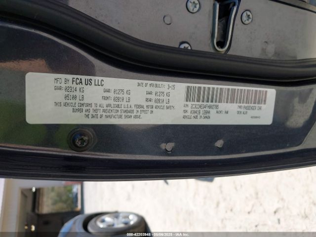 2015 CHRYSLER 300C 2C3CCAEG4FH802785 Photo 8
