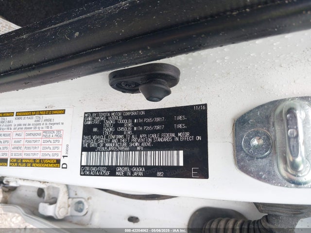 JTEBU5JR9G5398566 Toyota 1gr-fe