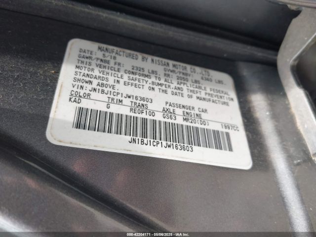 2018 NISSAN ROGUE SPORT JN1BJ1CP1JW163603 Photo 8