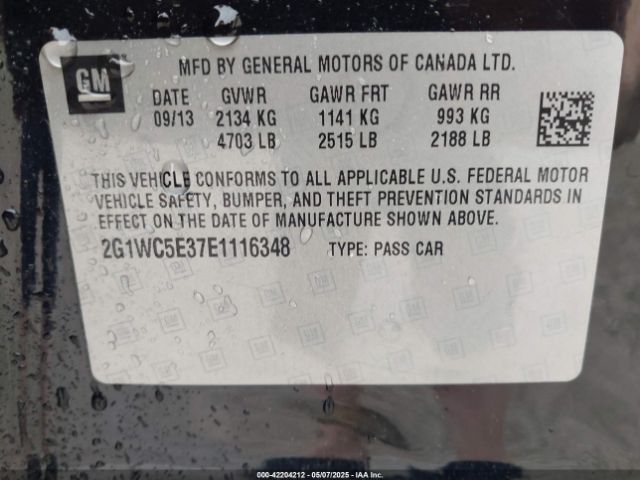 2G1WC5E37E1116348 Chevrolet Impala Limited Ltz