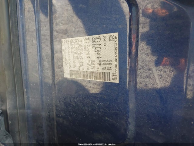 5N1DR2CN8LC580476 Nissan Pathfinder Sl 2wd