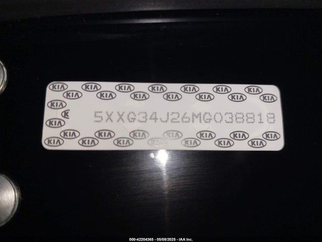 5XXG34J26MG038818 KIA K5 EX