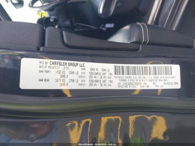 1C4RJEBGXEC436906 Jeep Grand Cherokee Limited