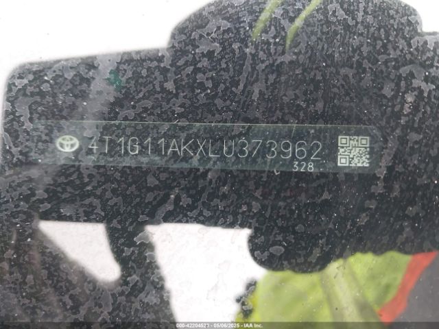 4T1G11AKXLU373962 Toyota CAMRY SE