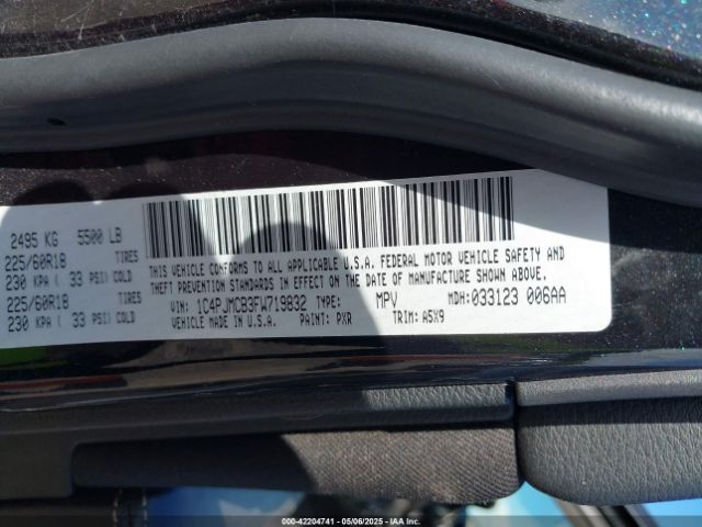 1C4PJMCB3FW719832 Jeep Cherokee Latitude Altitude