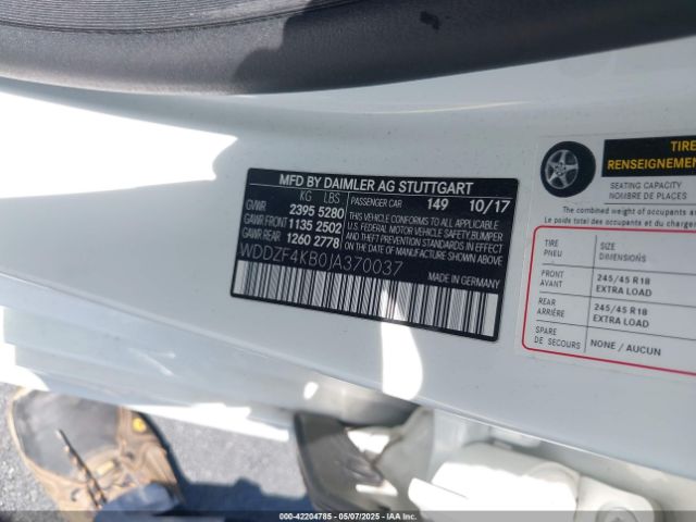 2018 MERCEDES-BENZ E 300 WDDZF4KB0JA370037 Photo 8