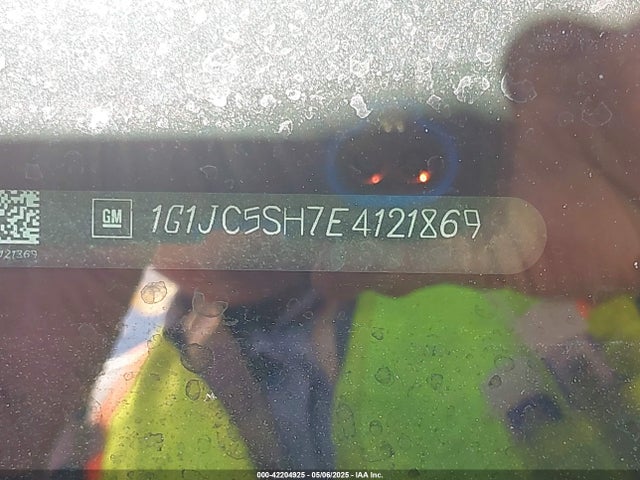 1G1JC5SH7E4121869 Chevrolet Sonic Lt Auto
