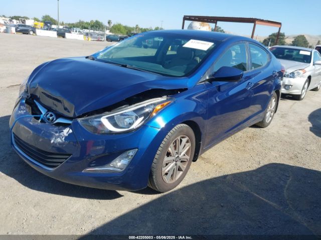 5NPDH4AE9FH602189 Hyundai ELANTRA SE