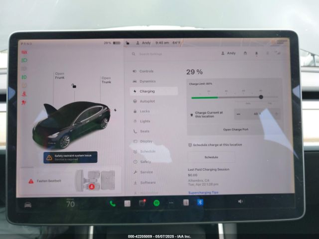 5YJ3E1EA8JF023664 Tesla Model 3 Long Range/mid Range