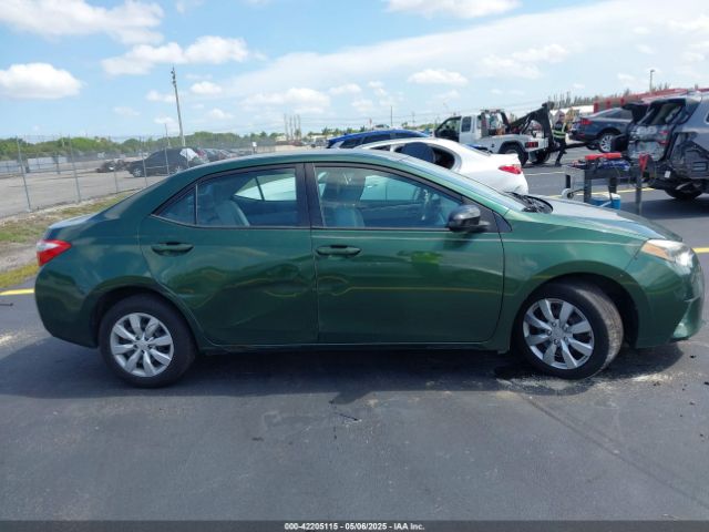 2T1BURHE8FC464122 Toyota COROLLA LE