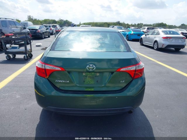 2T1BURHE8FC464122 Toyota COROLLA LE
